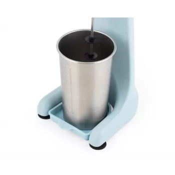 Giles & Posner EK6628GSBLVDE Pieno kokteilių plaktuvas 60W 500ml juodas/sidabrinis retro