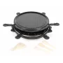 Giles & Posner EK4511GV2VDE Stalo Raclette Grilis 1200 W 8 asmenims Juodas/Sidabrinis