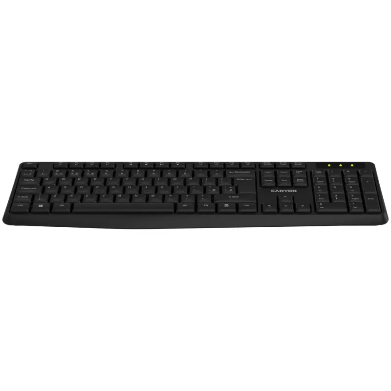 CANYON klaviatūra KB-W01 Wireless Black