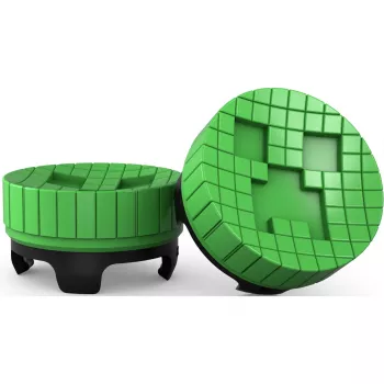 SteelSeries KontrolFreek Minecraft Performance Thumbsticks Creeper Edition (Žalia/Juoda, 2 vnt., skirta PlayStation 5/4 valdikliui)