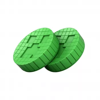 SteelSeries KontrolFreek No-Slip Thumb Grips Creeper Edition Green (2 vnt.) – Nintendo Switch Joy-Con / Pro valdikliui