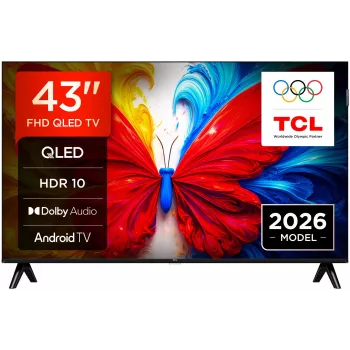 TCL 43S5L 43 colių 4K QLED Google TV išmanusis televizorius