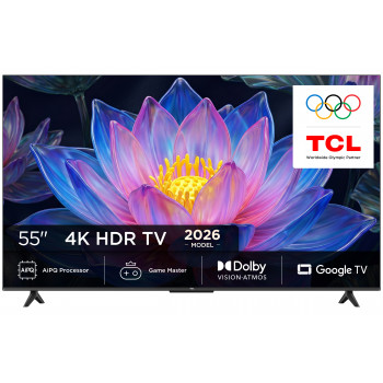 TCL 55P6L 55 colių 4K UHD LED išmanusis televizorius su Android TV, HDR10, HLG, Dolby Audio, Wi-Fi, Bluetooth