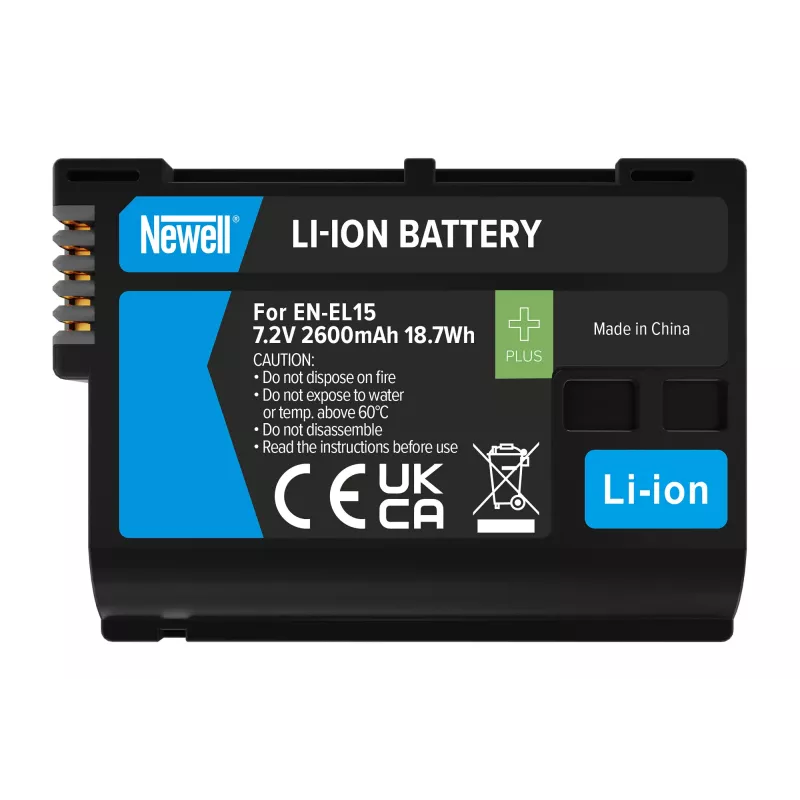 Newell Battery Plus atsarginė baterija EN-EL15, skirta Nikon