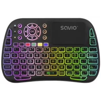 SAVIO ARGB Mini Bluetooth + 2.4 GHz Mechanical Keyboard Black