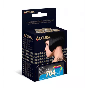 ACCURA Kasečių kasetė HP Nr. 704 XL (CN693AE) Suderinama - Juoda - Didelės išeigos