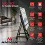 Maclean MC-183 Mobilus TV stovas/vežimėlis, 37-80 inch, VESA 800x400, 75 kg, fiksuojami ratukai, juodas