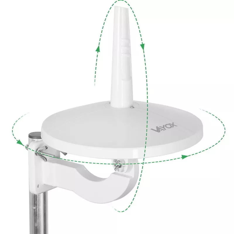 VAYOX VA0066 DVB-T/T2 Digital720 Combo Omnidirectional Antenna White