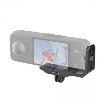PULUZ Adapter Mount Bracket Horizontal Vertical su 1/4 colio varžtu ir GoPro sistema, skirtas Insta360 X4 / Insta360 X5 / PU982B