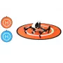 SUNNYLIFE Drone Landing Pad 75cm Orange/Blue Double-Sided Waterproof Nylon Foldable with Carrying Bag and Ground Pegs