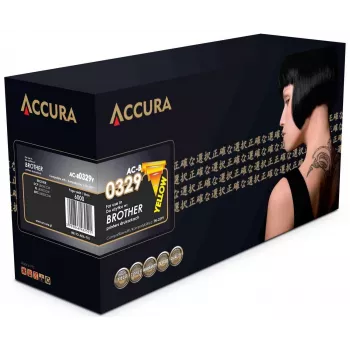Accura suderinamas tonerio kasetė (TN-329Y) geltona, didelės išeigos, skirta Brother