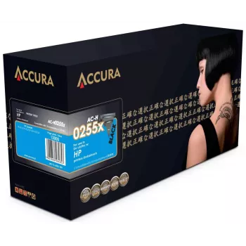 ACCURA HP No 55X (CE255X) Toner Replacement - Black, High Yield, 12,500 Pages