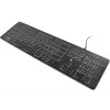 Accura Artesia ACC-K1408 apšviesta laidinė membraninė klaviatūra, pilno dydžio QWERTY, daugiaspalvis LED, juoda