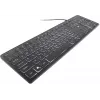 Accura Artesia ACC-K1408 apšviesta laidinė membraninė klaviatūra, pilno dydžio QWERTY, daugiaspalvis LED, juoda