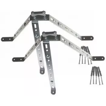 DELTA OPTICAL OMP-50R45-70 Sieninis laikiklis antenos stiebui tvirtinti, cinkuotas plienas, 50 mm atitraukimas, 45–70 mm stiebo skersmuo