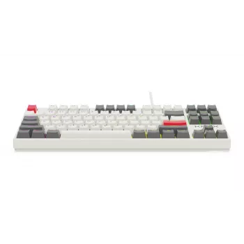 KRUX ATAX PRO RGB Creator Retro Gateron Yellow Pro mechaninė klaviatūra (TKL, 87 klavišų, keičiami jungikliai, USB-C, PBT dvigubo liejimo klavišai, per klavišą RGB)