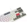KRUX ATAX PRO RGB Creator Retro Gateron Yellow Pro mechaninė klaviatūra (TKL, 87 klavišų, keičiami jungikliai, USB-C, PBT dvigubo liejimo klavišai, per klavišą RGB)