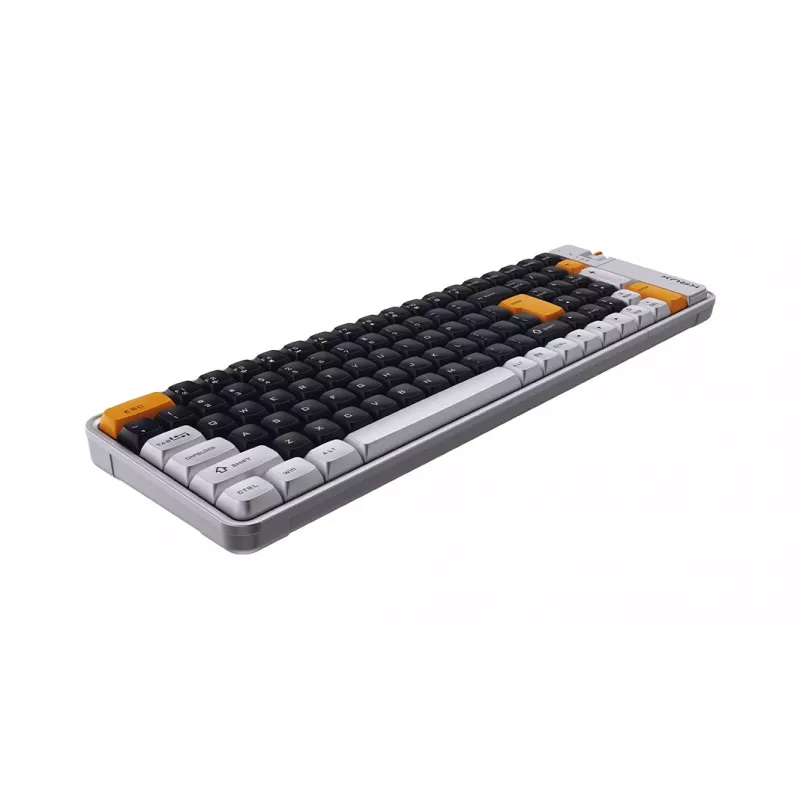 KRUX Zyro 96% mechaninė klaviatūra Gateron Yellow PRO RGB Tri-Mode Black