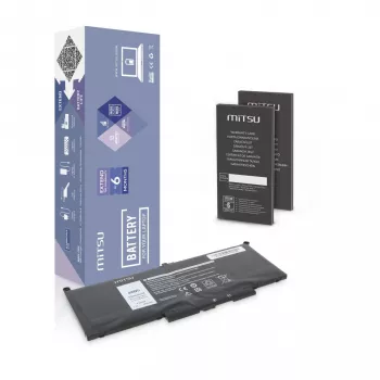 MITSU akumuliatorius, skirtas Dell Latitude 7390, 7490, 5800 mAh (44Wh) 7,6 V
