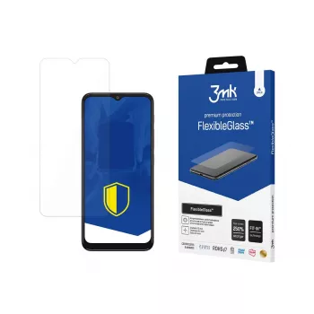 3MK FlexibleGlass Screen Protector, skirta Motorola Moto G30 – hibridinis stiklas, 7H kietumas, 0,3 mm, atsparus įbrėžimams, oleofobinė danga, apsauga nuo pirštų atspaudų, 2,5D užapvalinti kraštai, sausas klijavimas, be burbuliukų, draugiškas dėklui, 1 vn