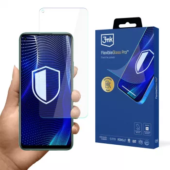 3MK PROTECTION FlexibleGlass Pro Screen Protector for Huawei P40 Lite 5G - Hybrid Glass, 7H Hardness, 0,3mm, Transparent