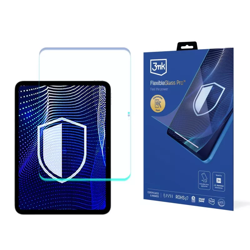 3MK PROTECTION FlexibleGlass Pro Screen Protector, skirta Apple iPad 10,9 inch (10th Gen) / iPad Air 10,9 inch (4th/5th Gen) / iPad Pro 11 inch (2018-2022) – skaidrus