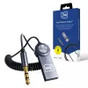 3mk Audio Bluetooth Adapter - Bluetooth 5.0 imtuvas su 3,5mm AUX, USB-C, 10h baterija, juoda