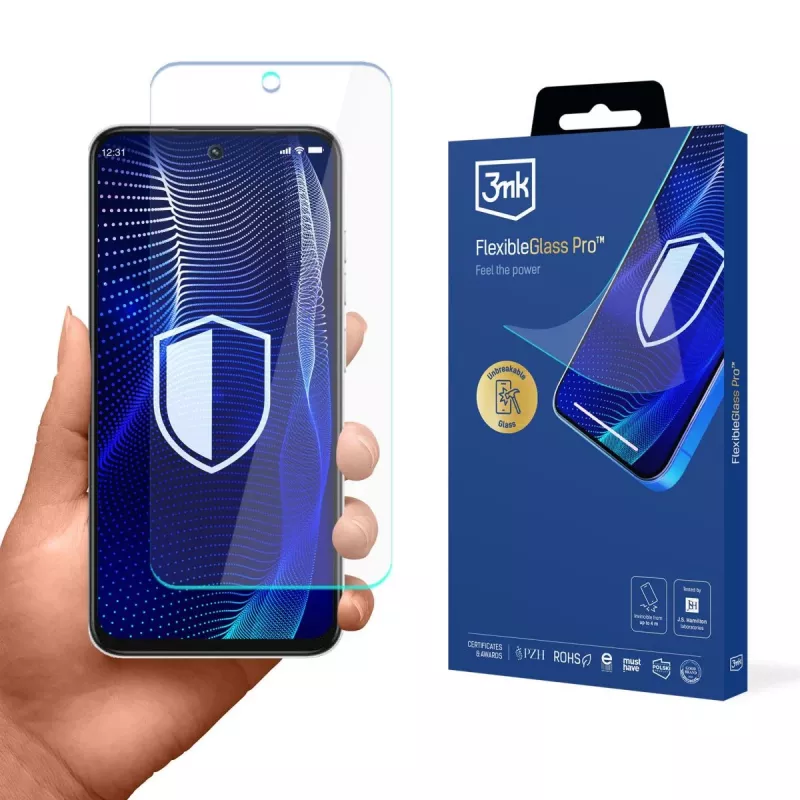 3MK PROTECTION FlexibleGlass Pro Hybrid Glass Screen Protector for Tecno Spark Go 1 / Go 1s / Pop 9