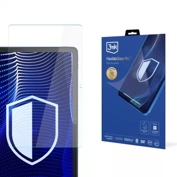3MK PROTECTION FlexibleGlass Pro ekrano apsauginė plėvelė, skirta Lenovo Tab M10A 5G – hibridinis stiklas, 7H kietumas, 0,3 mm, skaidri