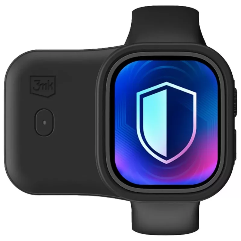 3MK PROTECTION 3mk Endurance Powerbank Case, skirta Apple Watch 40 mm/41 mm, 2.5W, 1200mAh, USB-C, juodas