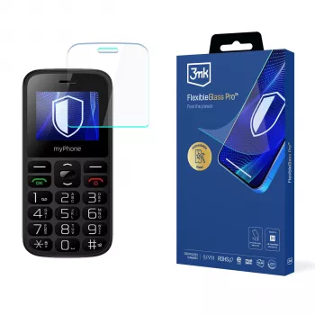 MyPhone Halo A - 3mk FlexibleGlass Pro Hybrid Glass Screen Protector (Transparent)
