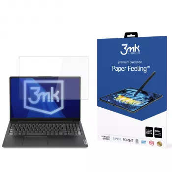 3MK PROTECTION Paper Feeling Screen Protector for Lenovo V15 Gen 6 (15,6 inch) - Matinis, Antirefleksinis, Apsaugantis nuo Pirštų Antspaudų
