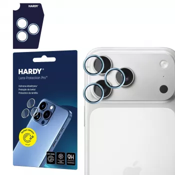 3MK Apple iPhone 17 Pro / 17 Pro Max HARDY Lens Protection ProOcean Blue