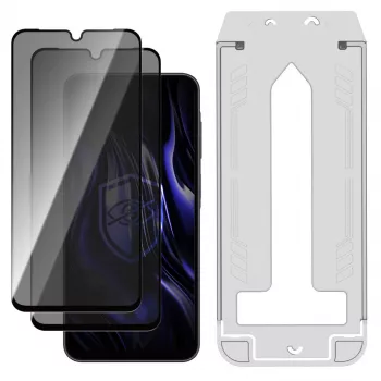 3MK PROTECTION Samsung Galaxy A26 5G - 3mk Hardy Privzone 9H grūdinto stiklo privatumo apsauginė plėvelė