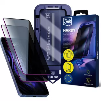3MK PROTECTION Samsung Galaxy S24 Ultra Hardy Privzone 9H Grūdinto Stiklo Privatumo Ekrano Apsauga