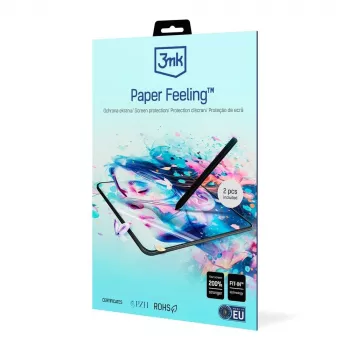 3MK PROTECTION Paper Feeling Screen Protector, skirta Apple iPad Pro 11 inch (M5) – matinis, antirefleksinis, apsaugantis nuo pirštų atspaudų