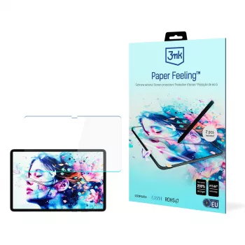 3MK Paper Feeling Screen Protector, skirtas Samsung Galaxy Tab S9 FE – Matinis, popierių primenantis PET filmas