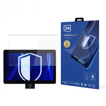 3MK PROTECTION Newland NQuire 1500 Mobula II FlexibleGlass Pro Screen Protector (10,1 colio, hibridinis stiklas, 7H, 0,3 mm, oleofobinė danga, apsauga nuo pirštų atspaudų, nuo įbrėžimų, nuo skilimo, užapvalinti kraštai, sausas montavimas, be burbuliukų, 1