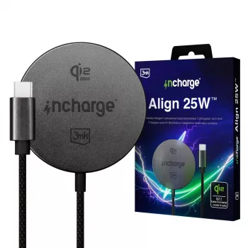 3mk incharge Align Qi2 25W for Android Black