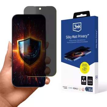 3MK Silky Matt Privacy Screen Protector, skirta Xiaomi 17