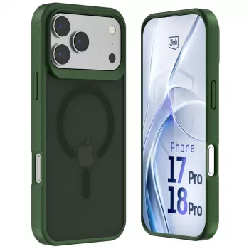 3MK PROTECTION Apple iPhone 17 Pro - 3mk Hardy Hazy MagCase Green