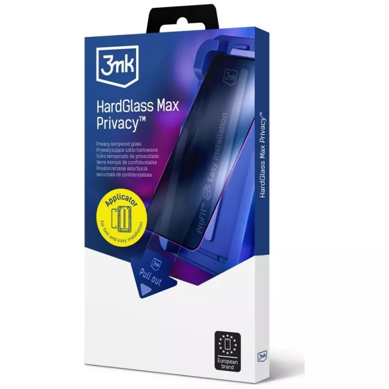3MK HardGlass Max Privacy apsauginis stiklas, skirtas „Samsung Galaxy S26+“