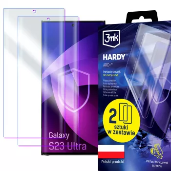 3MK PROTECTION Samsung Galaxy S23 Ultra – 3mk Hardy ARC+ ekrano apsauginė plėvelė (2 vnt.)