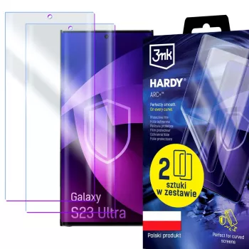 3MK PROTECTION Samsung Galaxy S23 Ultra – 3mk Hardy ARC+ ekrano apsauginė plėvelė (2 vnt.)