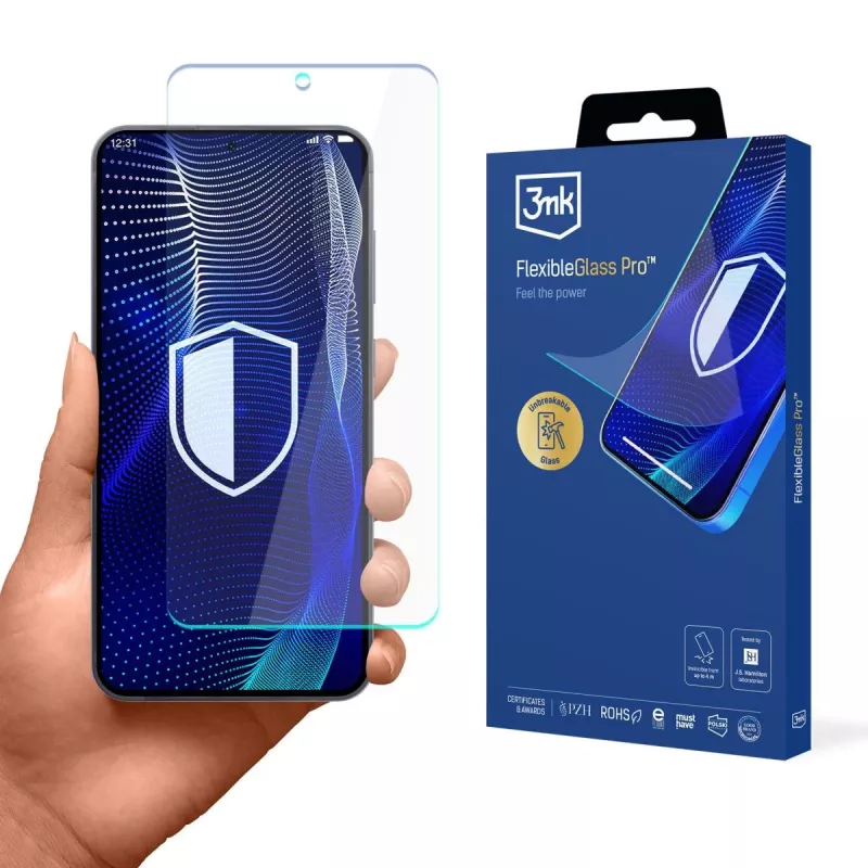 3MK FlexibleGlass Pro hibridinis stiklo ekrano apsauginis stikliukas, skirtas „Samsung Galaxy S26“
