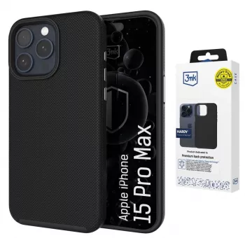 3MK PROTECTION Apple iPhone 15 Pro Max Hardy Shockproof MagCase - Skaidrus