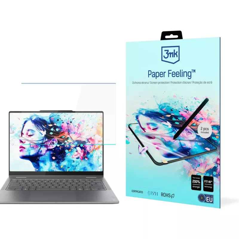 3MK PaperFeeling ekrano apsauginė plėvelė, skirta Lenovo Yoga 714 14ILL10 (2 vnt. pakuotė)