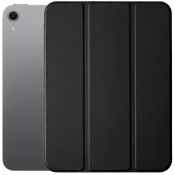 3MK PROTECTION Hardy TabCase Black Apple iPad mini 6 (8.3 colio) dėklas su stovu, laikikliu pieštukui, automatinis įjungimas / išjungimas