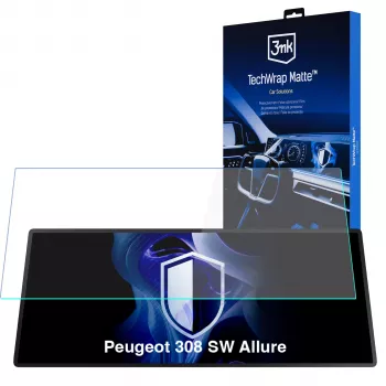 3MK PROTECTION Peugeot 308 SW Allure - 3mk TechWrap Matte Center Display Protective Film