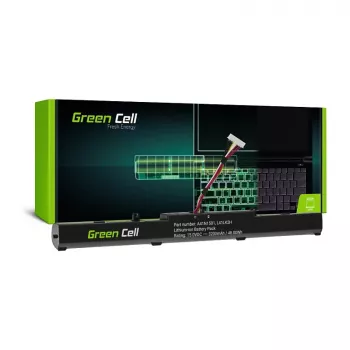Green Cell GREENCELL Akumuliatorius, skirta Asus A41N1501 – Li-Polimeras 15,2V 4000mAh 60,8Wh 4 elementai Juoda